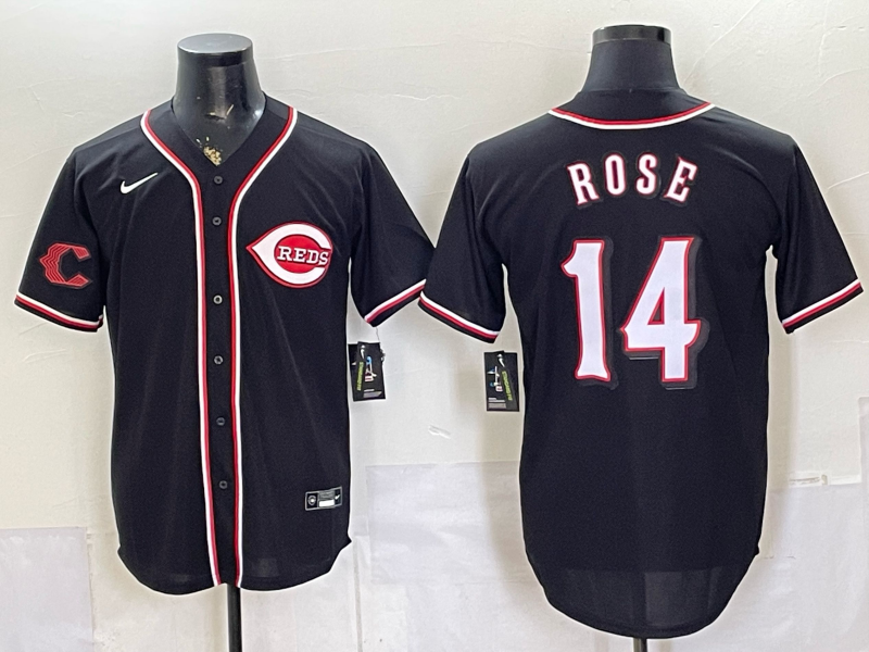2026 Men Boston Red Sox #14 Rose black Nike MLB Jersey 0632002